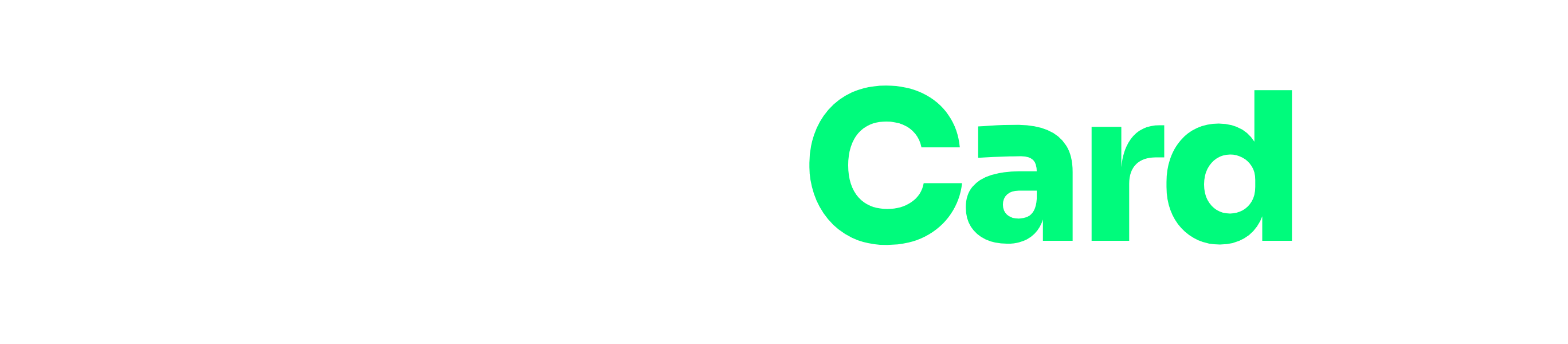 gemcardIQ Wordmark — transparent (light text)