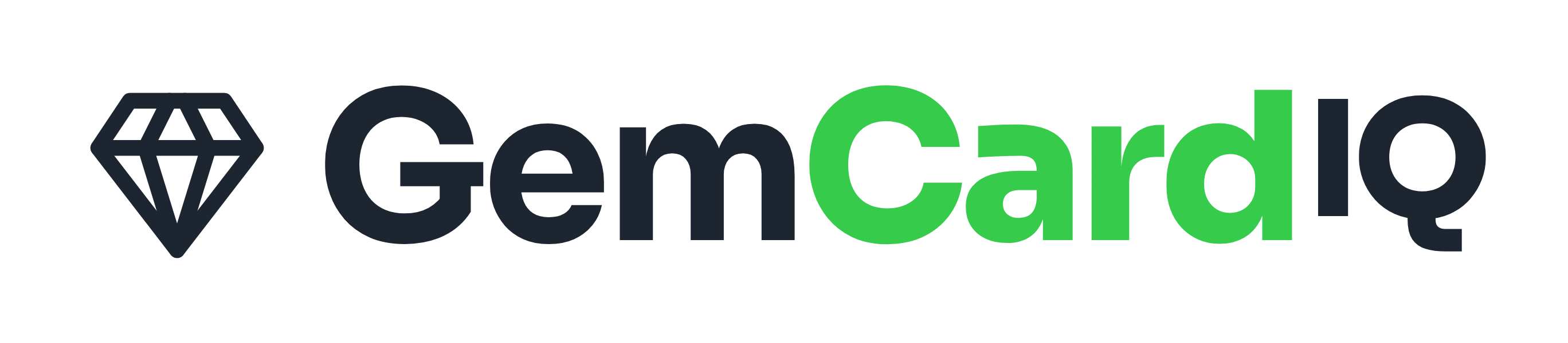 gemcardIQ Wordmark — light background